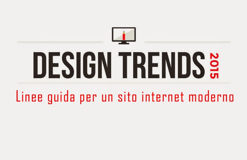 il trend per il web design 2015