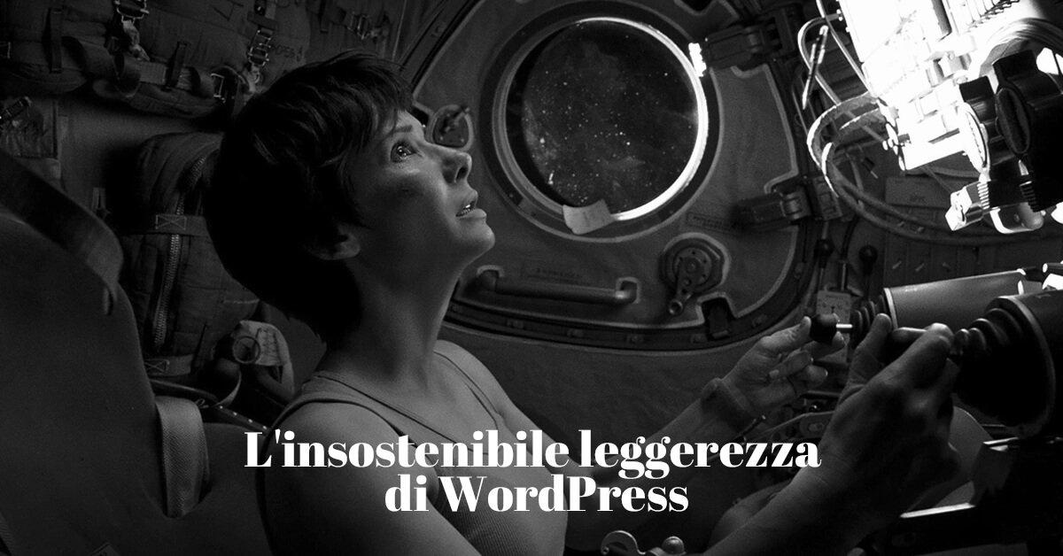 l'insostenibile leggerezza di WordPress, un cms dai molteplici punti di forza