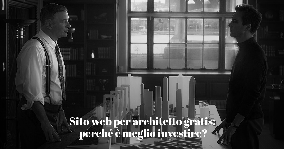 Quanto costa un sito professionale per architetti?