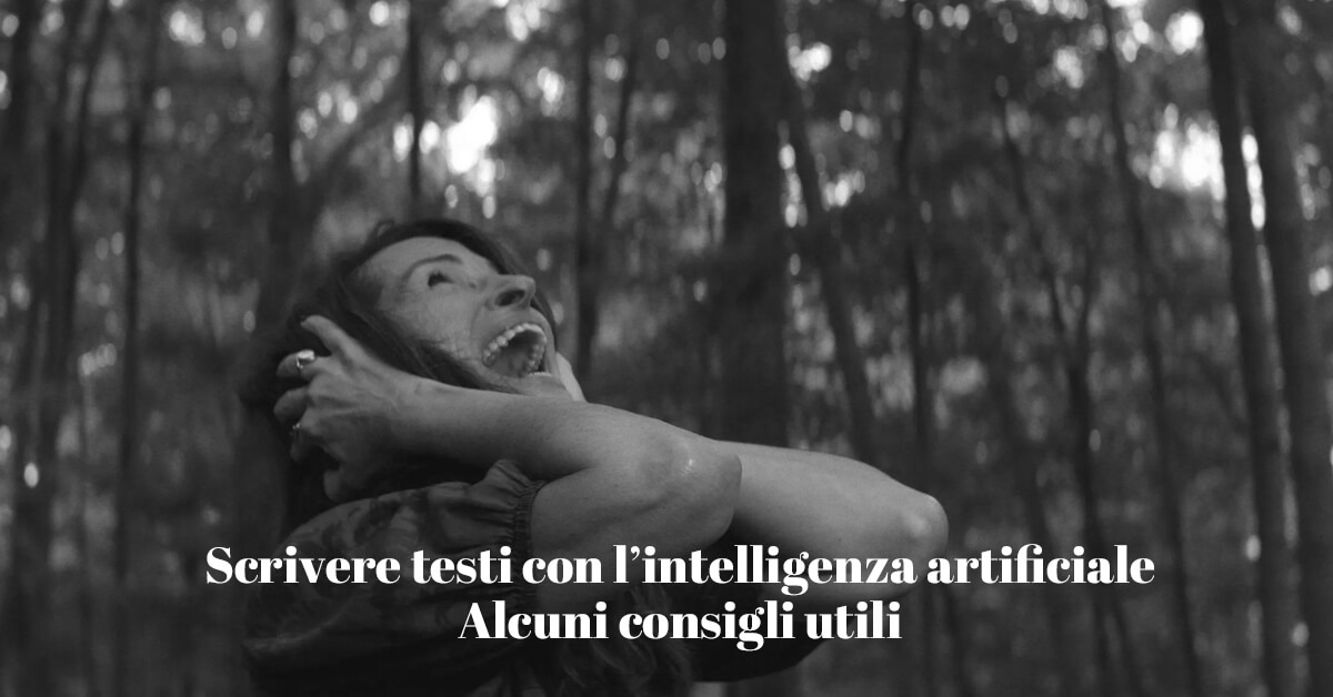 scrivere i testi con l'intelligenza artificiale